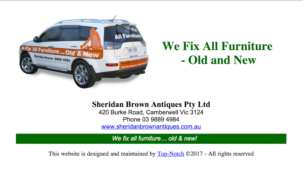 Sheridan Brown Antiques Pty Ltd. | 420 Burke Rd, Camberwell VIC 3124, Australia | Phone: (03) 9889 4984