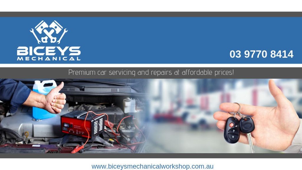 Biceys Mechanical Workshop | 2/7 Lathams Rd, Carrum Downs VIC 3201, Australia | Phone: (03) 9770 8414