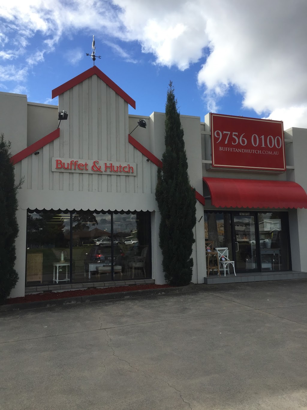 Buffet & Hutch | furniture store | 1a/1829 Ferntree Gully Rd, Ferntree Gully VIC 3156, Australia | 0397560100 OR +61 3 9756 0100
