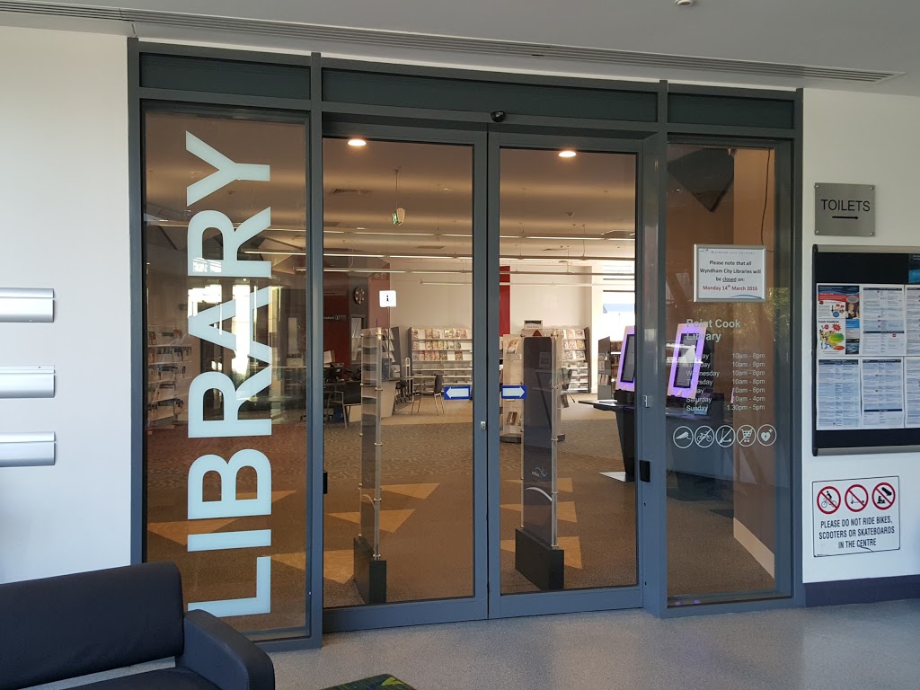 Wyndham Library Service - Point Cook Branch | library | 1-21 Cheetham St, Point Cook VIC 3029, Australia | 0393957966 OR +61 3 9395 7966