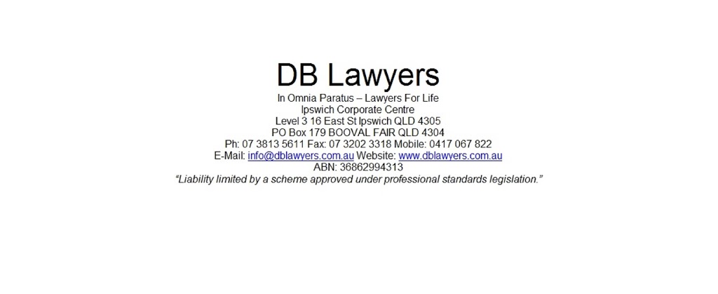 DB Lawyers | lawyer | level 3/16 East St, Ipswich QLD 4305, Australia | 0738135611 OR +61 7 3813 5611