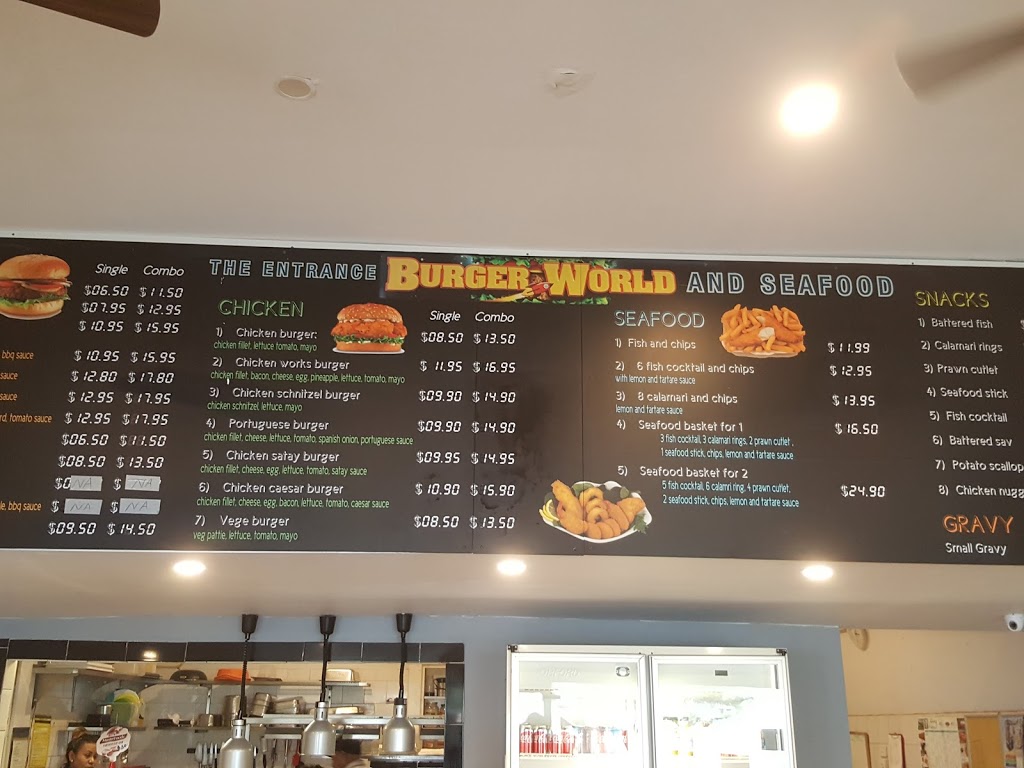 Burger World | restaurant | 107 The Entrance Rd, The Entrance NSW 2261, Australia