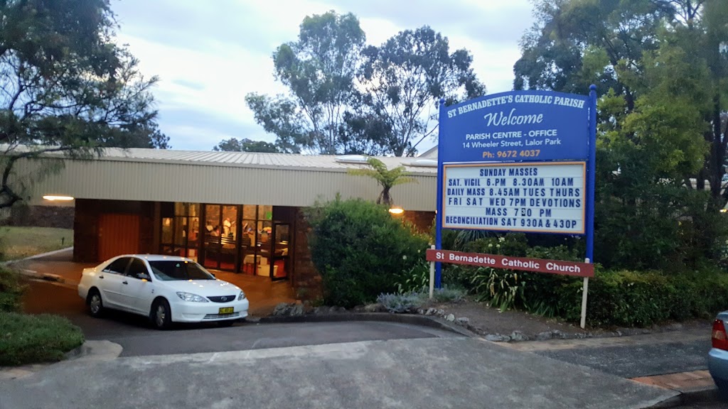 ST Bernadettes Catholic Church Lalor Park | church | Gardenia Grove, Lalor Park NSW 2147, Australia | 0296724037 OR +61 2 9672 4037