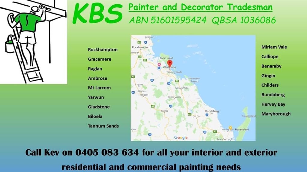 KBS Painter and Decorator | painter | 7 Balfour St, Mount Larcom QLD 4695, Australia | 0405083634 OR +61 405 083 634