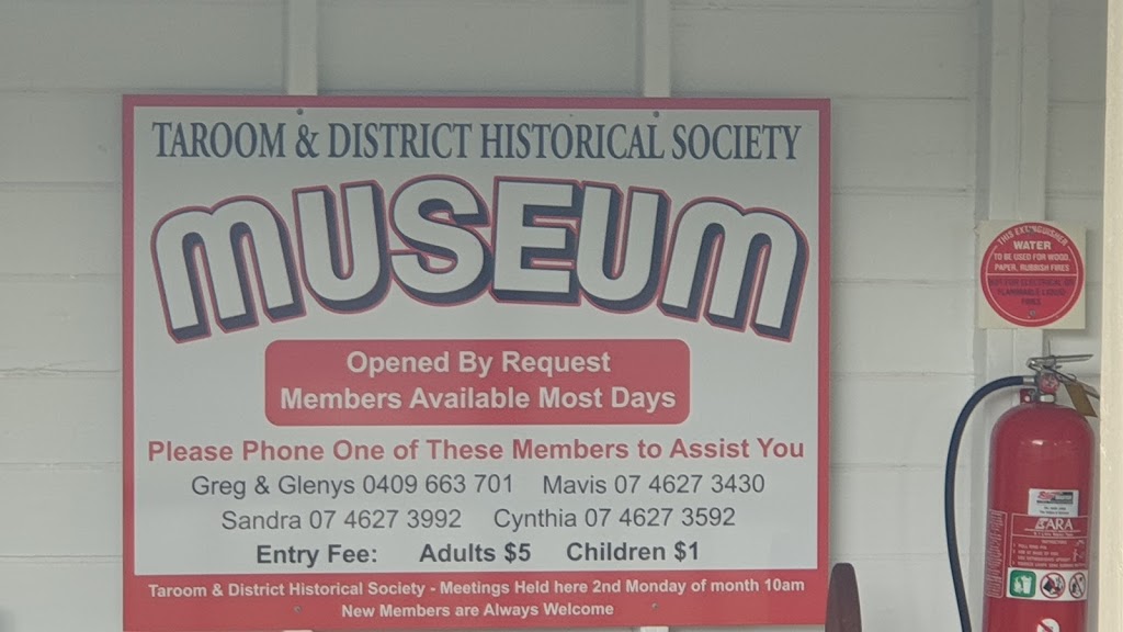 Taroom Historical Society - Taroom Museum | museum | 17 Kelman St, Taroom QLD 4420, Australia | 0409663701 OR +61 409 663 701