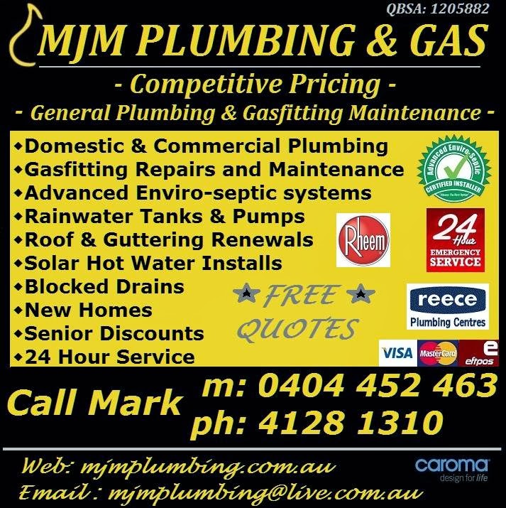 MJM Plumbing and Gas | plumber | 16 Barry St, Hervey Bay QLD 4655, Australia | 0404452463 OR +61 404 452 463