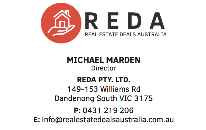 REDA - Real Estate Deals Australia | 149-153 Williams Rd, Dandenong South VIC 3175, Australia | Phone: 0431 219 206
