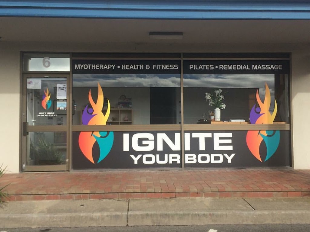 Ignite Your Body | Shop 18/17 Eramosa Rd W, Somerville VIC 3912, Australia | Phone: (03) 5977 5602