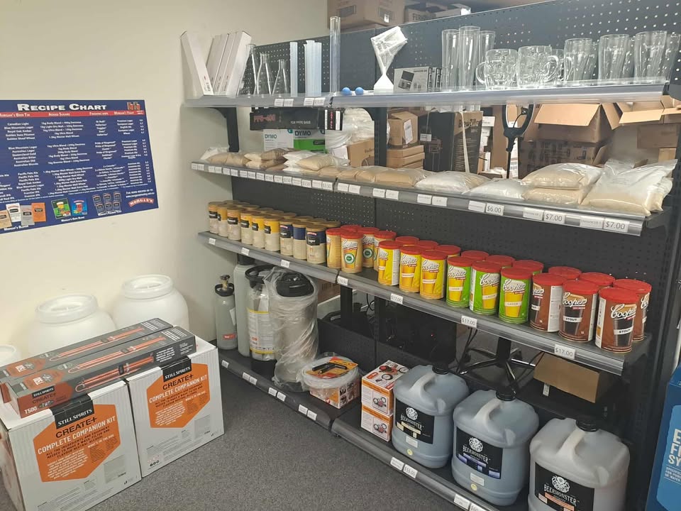 Top Brew Home Brew Supply Store | Underground Carpark, Shop 21/30 Cypress St, Redland Bay QLD 4165, Australia | Phone: 0421 855 307