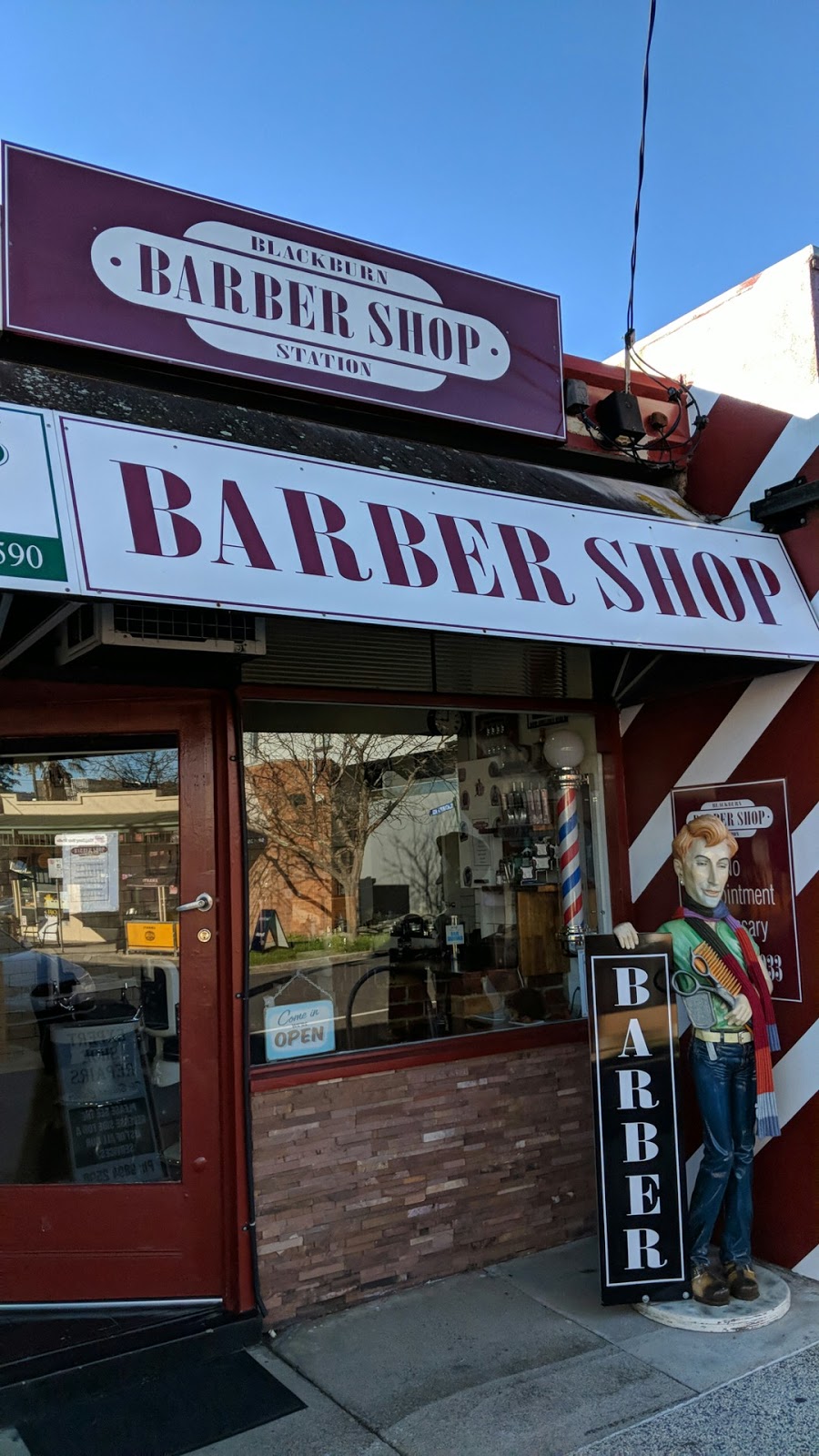 Blackburn Station Barber Shop | hair care | 3A Main St, Blackburn VIC 3130, Australia | 0398779933 OR +61 3 9877 9933