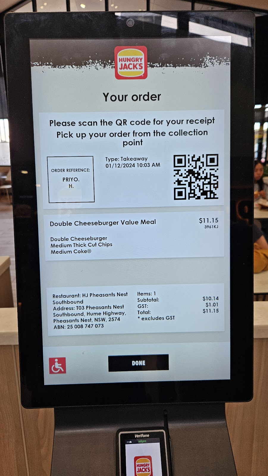 Hungry Jacks Burgers Pheasants Nest Northbound | T03 Pheasants Nest Northbound, Service Centre, Hume Hwy, Pheasants Nest NSW 2574, Australia | Phone: (02) 9166 5653