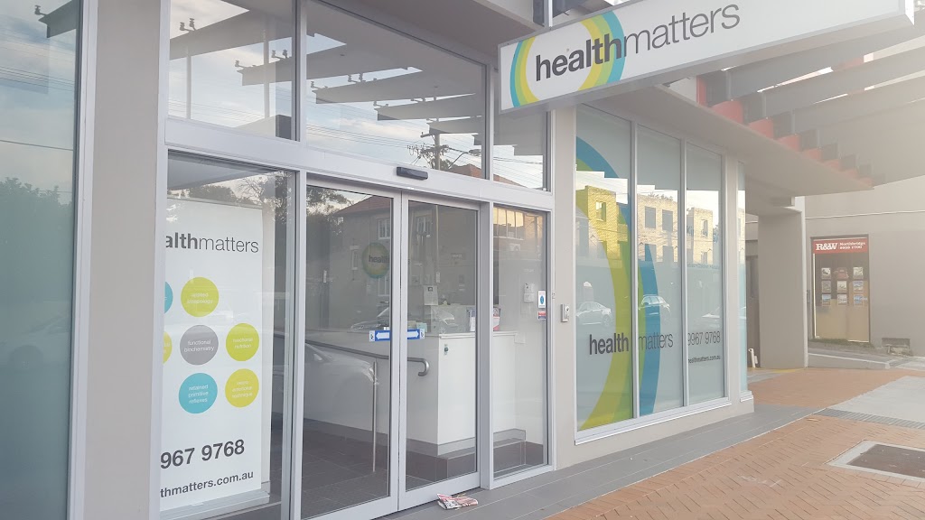 Health Matters | 2/154-156 Sailors Bay Rd, Northbridge NSW 2063, Australia | Phone: (02) 9967 9768