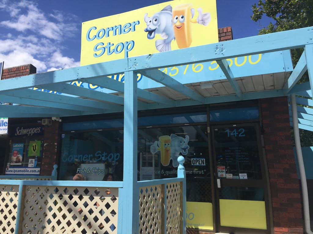 Corner Stop Fish and Chips Cafe | cafe | 142 Ascot Vale Rd, Flemington VIC 3031, Australia | 0393721150 OR +61 3 9372 1150
