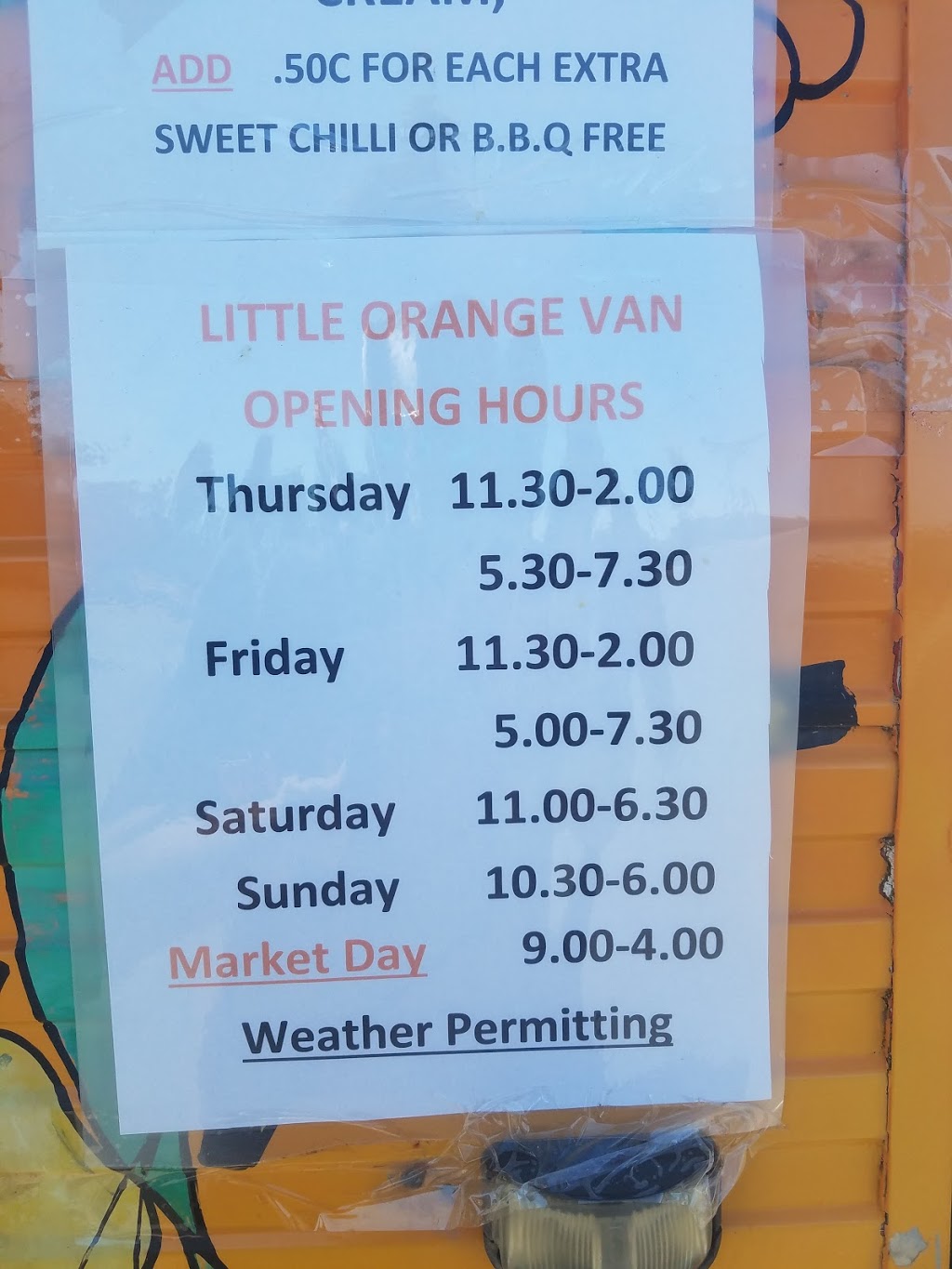 Little Orange Van | meal takeaway | Port Germein SA 5495, Australia