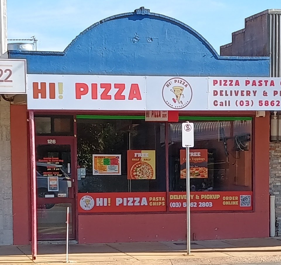 HI PIZZA | 126 Melville St, Numurkah VIC 3636, Australia | Phone: (03) 5862 2803