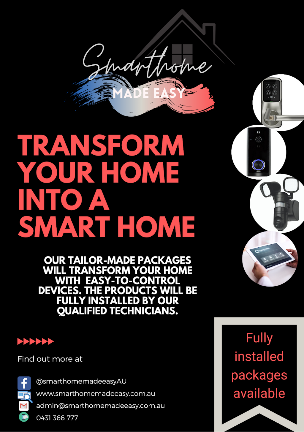Smarthome Made Easy |  | 68 Pantlins Ln, Urraween QLD 4655, Australia | 0431366777 OR +61 431 366 777