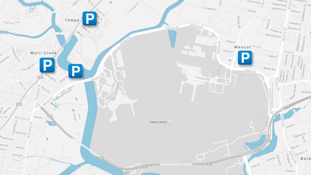 Airport Park & Fly | parking | 1 Levey St, Wolli Creek NSW 2205, Australia | 0404272829 OR +61 404 272 829