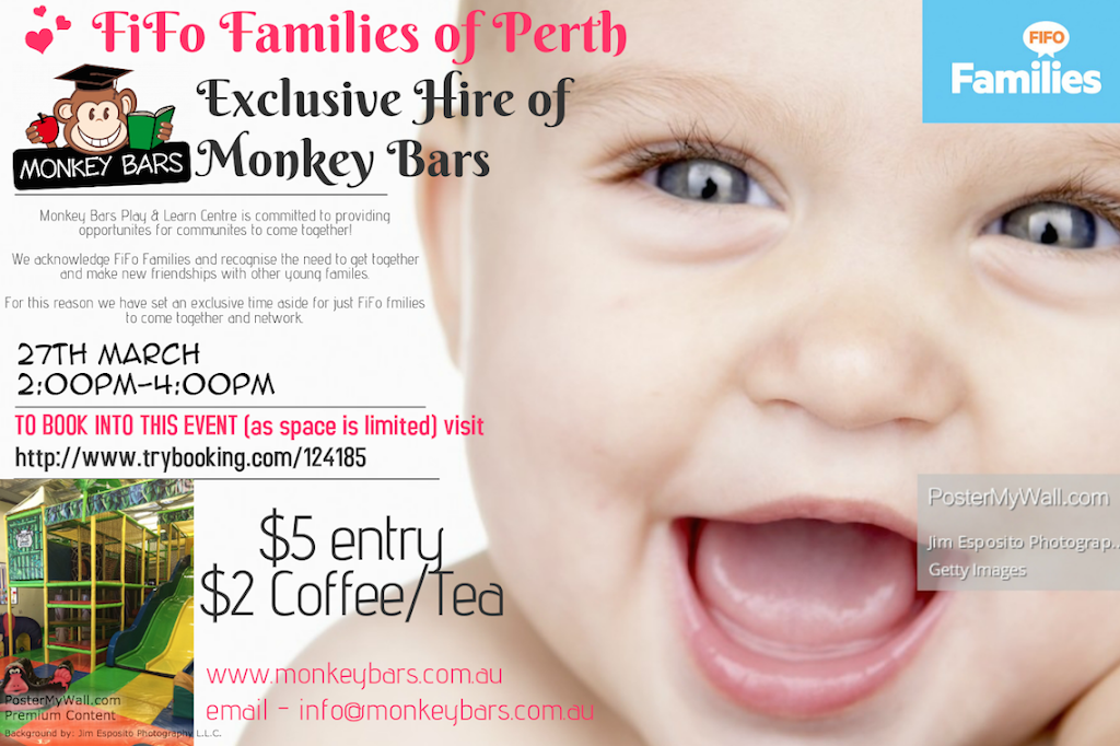 Monkey Bars Play & Learn Centre | school | 1/2 Batman Rd, Canning Vale WA 6155, Australia | 0862542555 OR +61 8 6254 2555