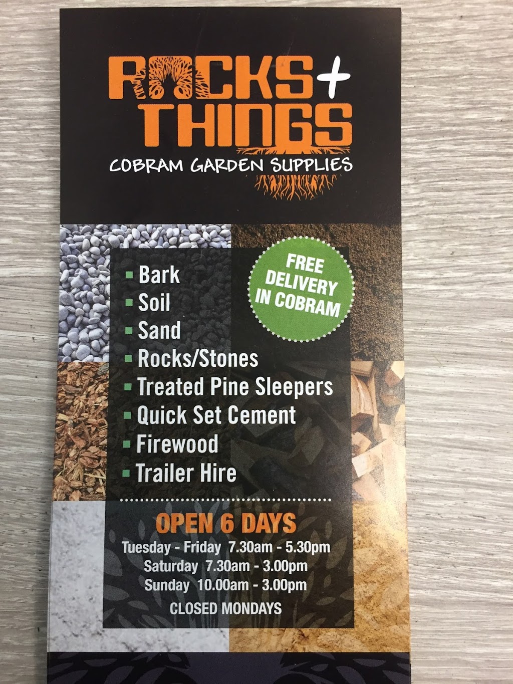 Rocks & Things Cobram Garden Supplies | store | 3721 Murray Valley Hwy, Cobram VIC 3644, Australia | 0427939481 OR +61 427 939 481