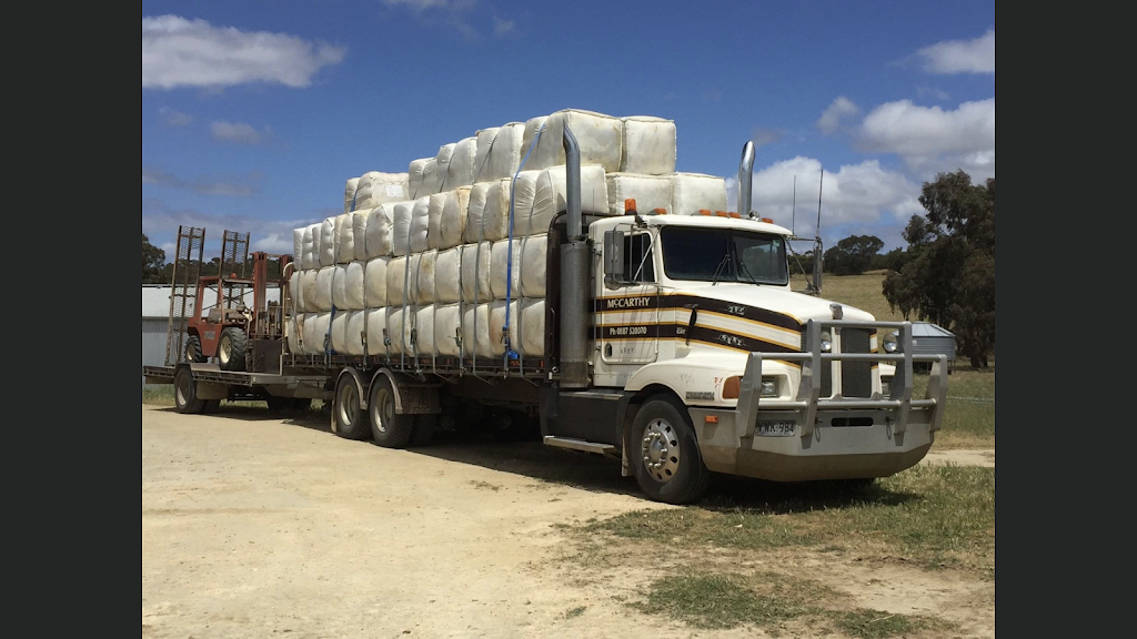 McCarthy Transport | 23 Merrett St, Bordertown SA 5268, Australia | Phone: (08) 8752 0070