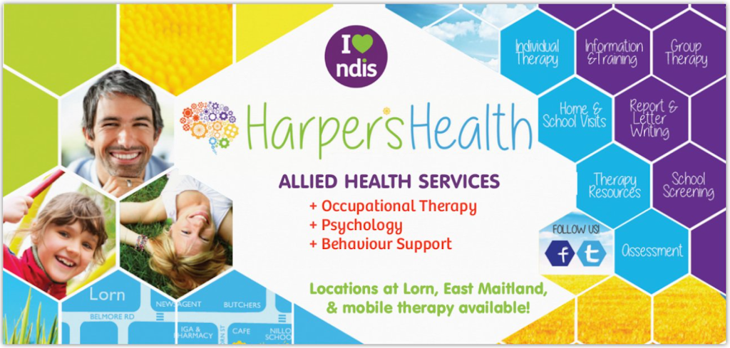 Harpers Health - Allied Health Services East Maitland | health | 13 Melbourne St, East Maitland NSW 2323, Australia | 0403010361 OR +61 403 010 361