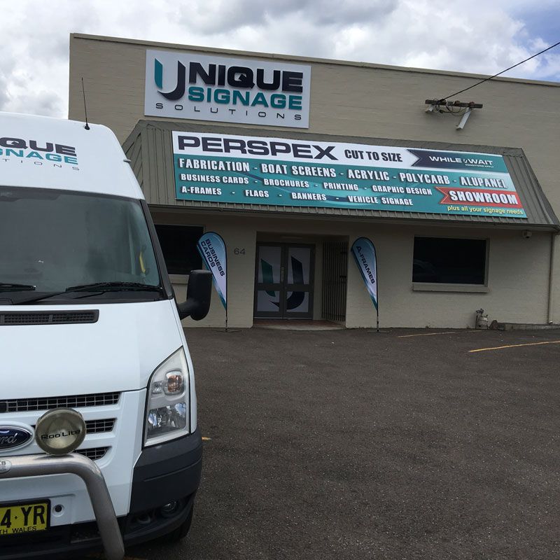 Unique Signage Solutions Pty Ltd | store | 64 Medcalf St, Warners Bay NSW 2282, Australia | 0240024333 OR +61 2 4002 4333