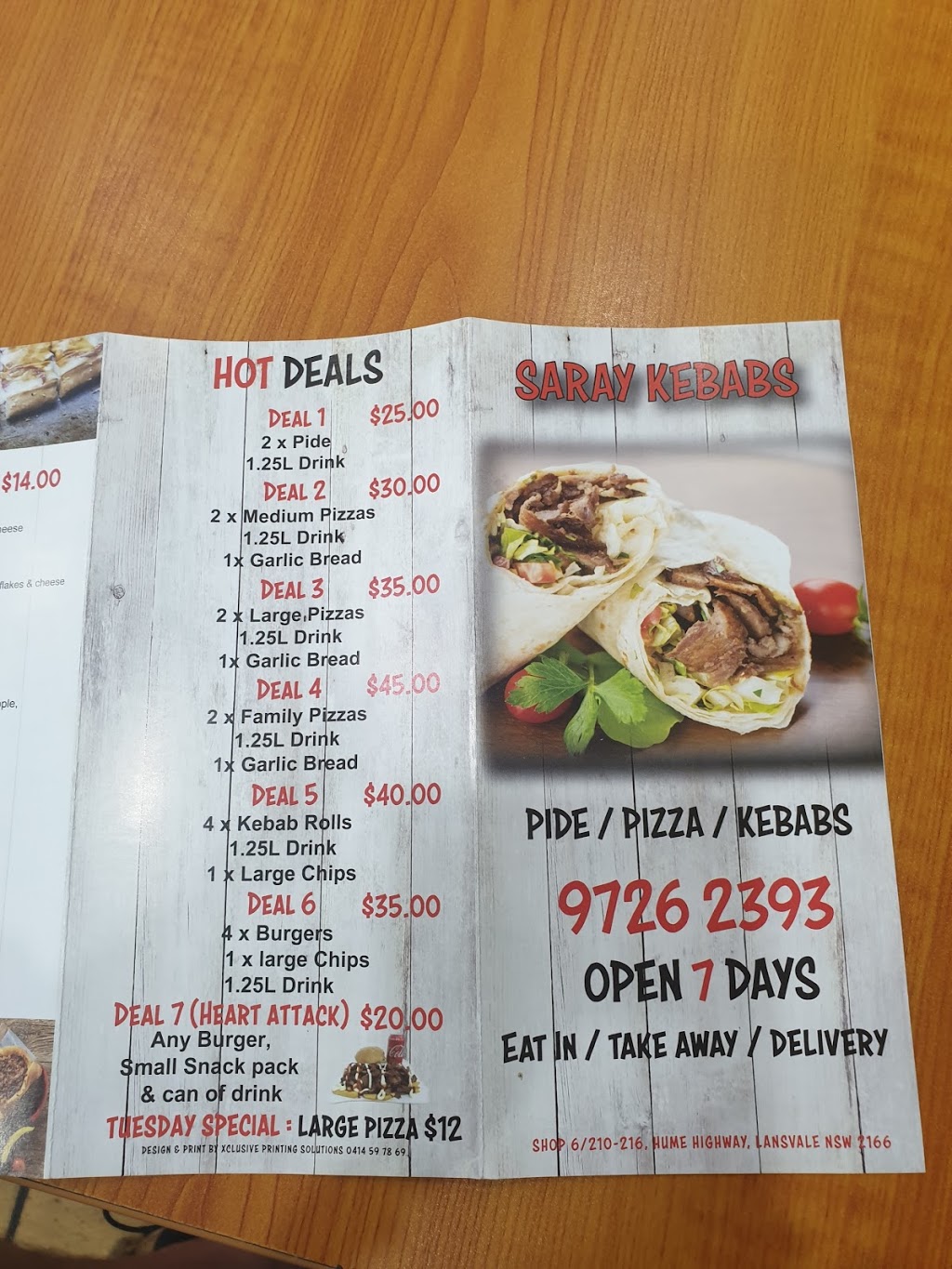 Saray Kebabs | Lansvale NSW 2166, Australia | Phone: (02) 9726 2393