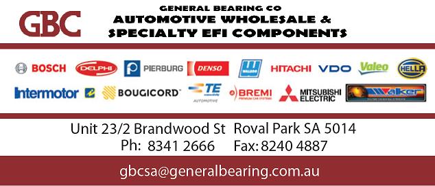 General Bearing Co Pty Ltd | car repair | 23/2 Brandwood St, Royal Park SA 5014, Australia | 0883412666 OR +61 8 8341 2666