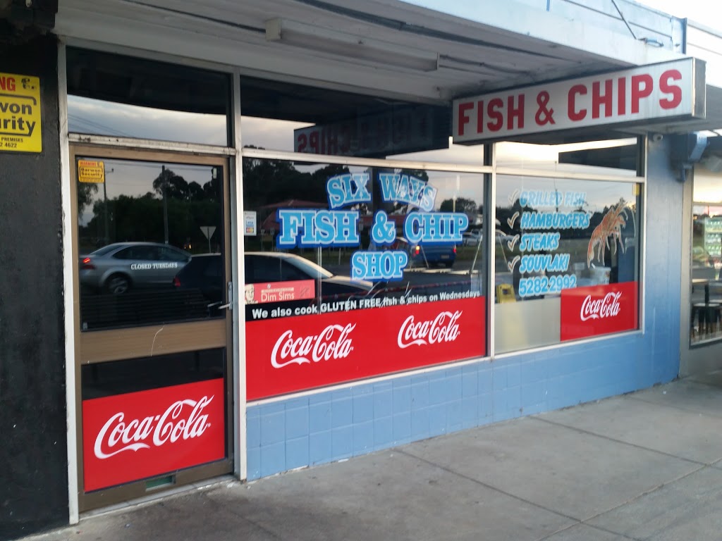 Six Ways Fish N Chips | restaurant | 18 Patullos Rd, Lara VIC 3212, Australia | 0352822992 OR +61 3 5282 2992