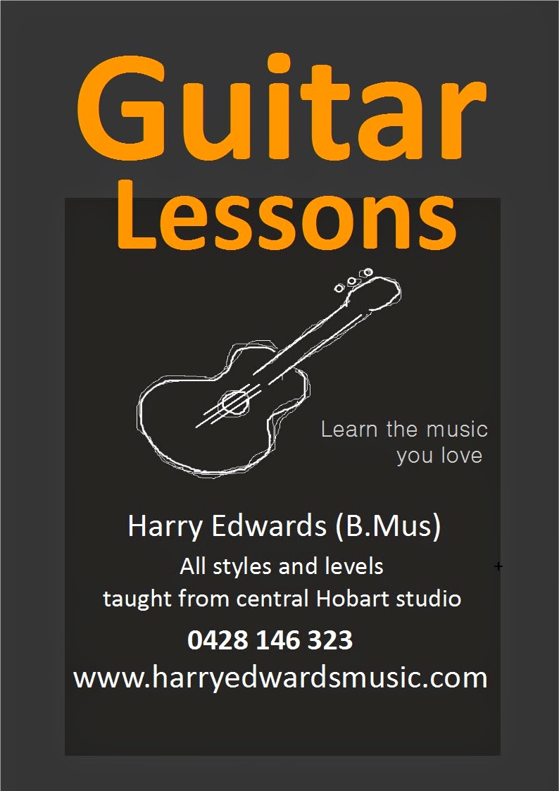 Guitar Lessons Hobart: Guitar Teacher Harry Edwards (B.Mus. & B. | school | 3 Mcrobies Rd, South Hobart TAS 7004, Australia | 0428146323 OR +61 428 146 323