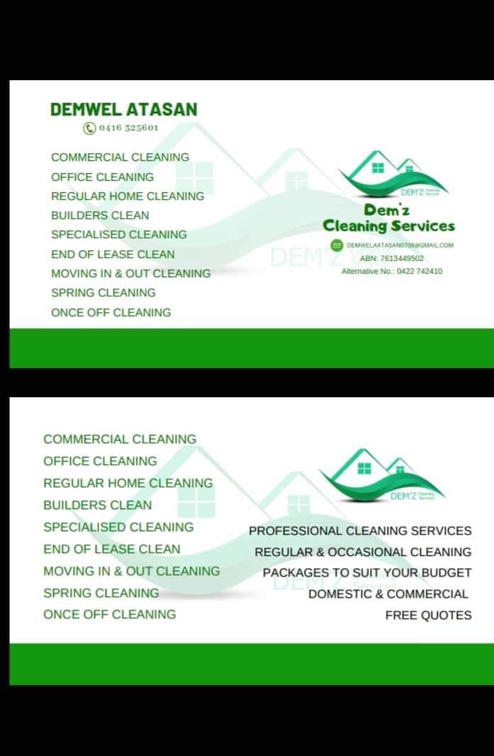 Demz Cleaning Services |  | 116 Mustang Dr, Sanctuary Point NSW 2540, Australia | 0416325601 OR +61 416 325 601