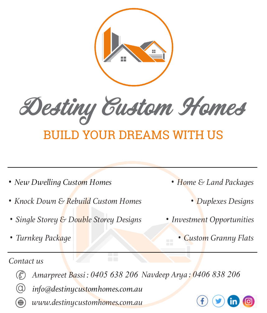 Destiny Custom Homes | general contractor | 12 Wirraga St, Bungarribee NSW 2767, Australia | 0405638206 OR +61 405 638 206