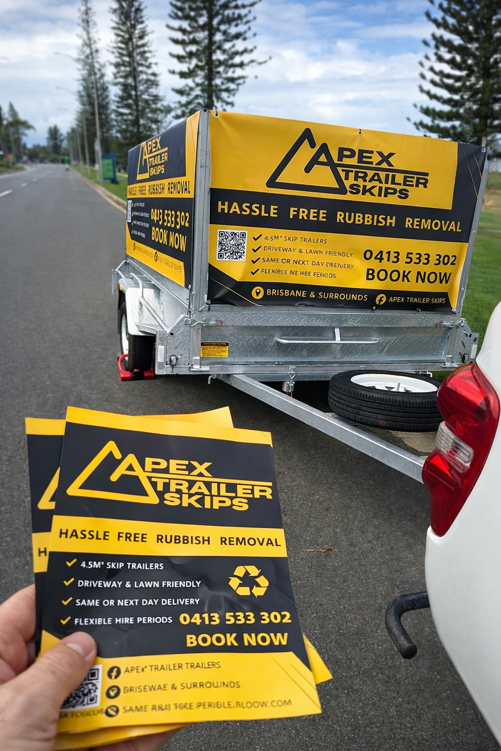 Apex Trailer Skips | 2 Queen St, Redcliffe QLD 4020, Australia | Phone: 0413 533 302