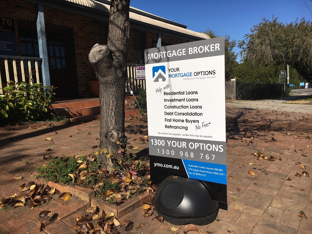 Your Mortgage Options | finance | 370 Argyle St, Picton NSW 2571, Australia | 1300968767 OR +61 1300 968 767