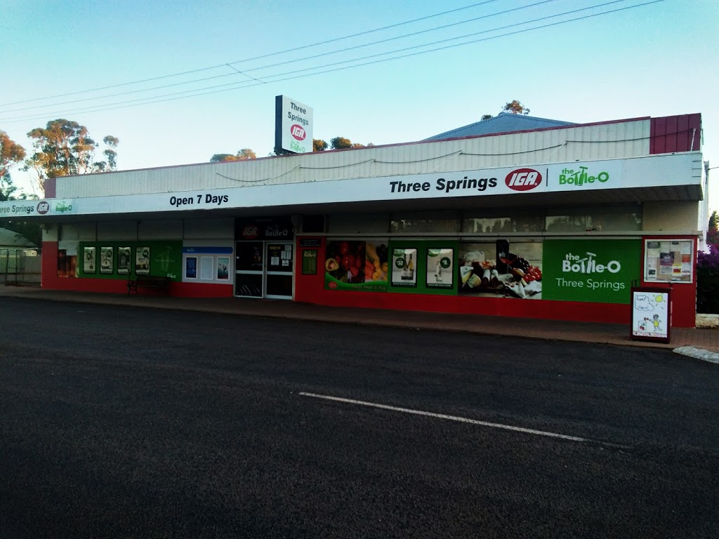 IGA Three Springs | store | 92 Railway Rd, Three Springs WA 6519, Australia | 0899541102 OR +61 8 9954 1102