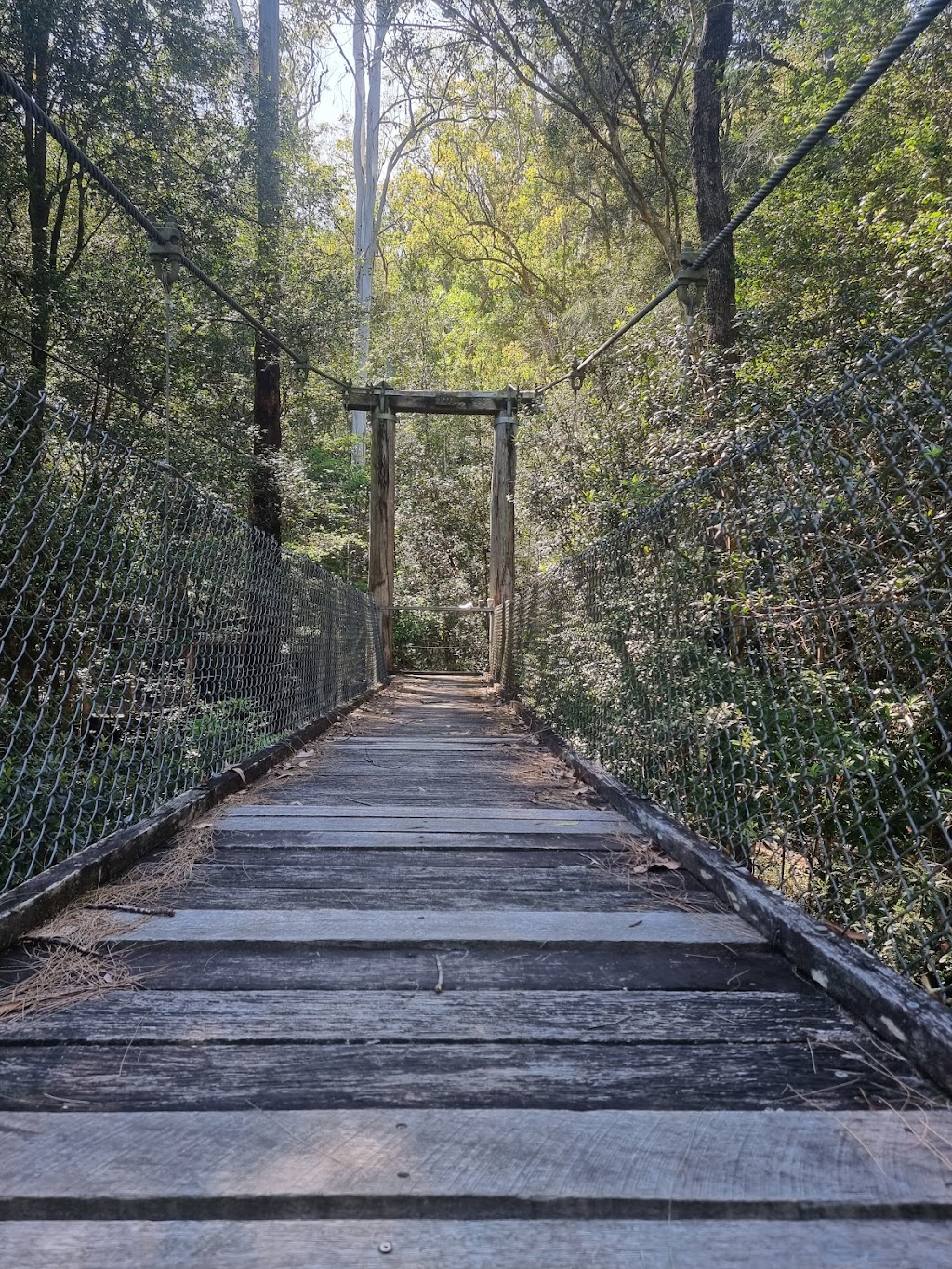 Upper Kangaroo River Suspension Bridge | 8J78+65, Upper Kangaroo River NSW 2577, Australia | Phone: 1300 293 111