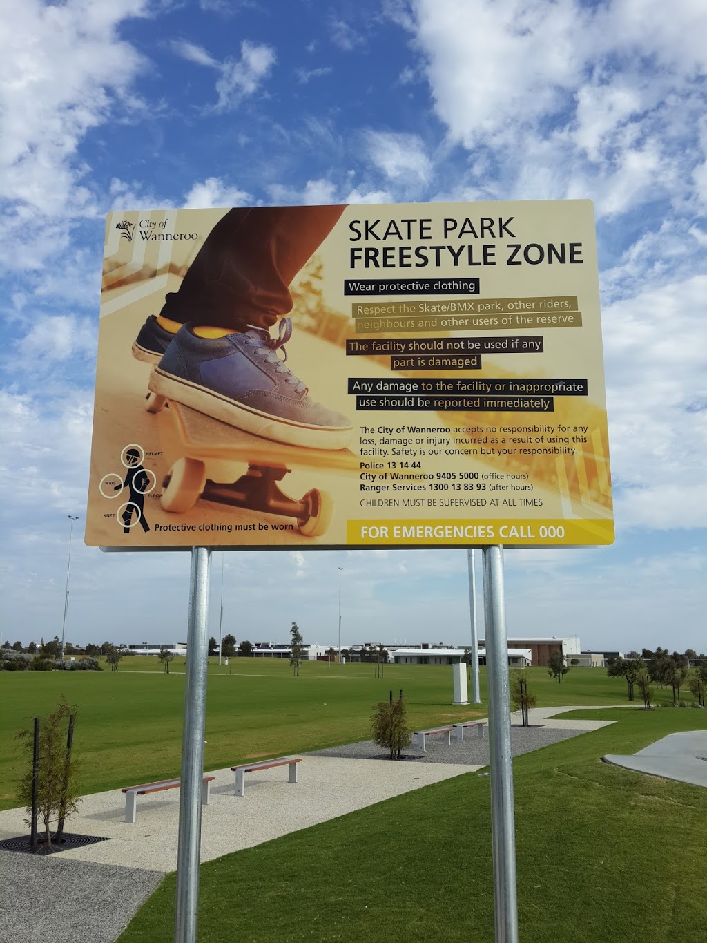 Banksia Grove Skate Park | park | Corner Grandis, Pinjar Rd, Banksia Grove WA 6031, Australia