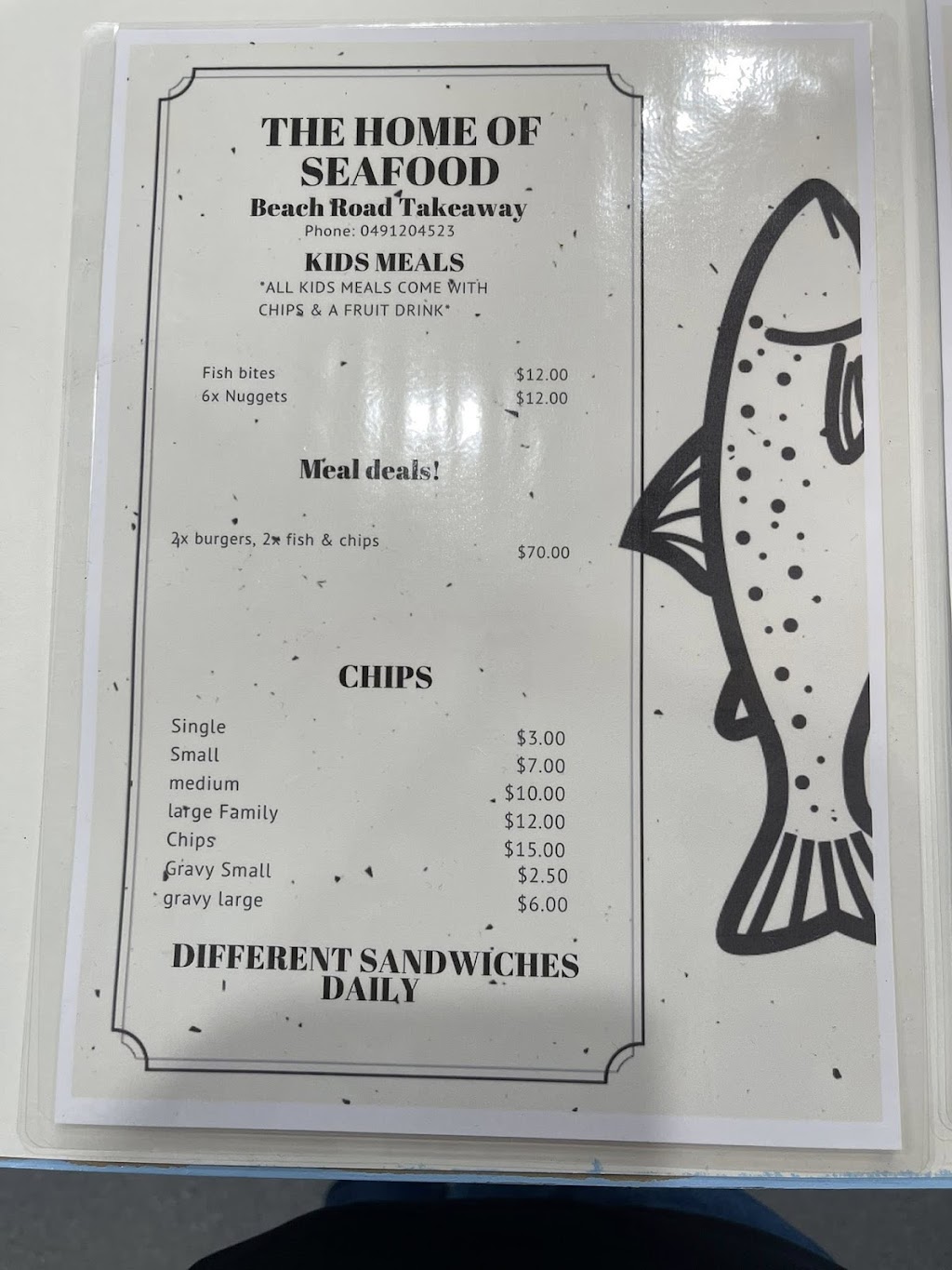 Beach Road Takeaway | 13 Sarina Beach Rd, Sarina QLD 4737, Australia | Phone: 0491 204 523