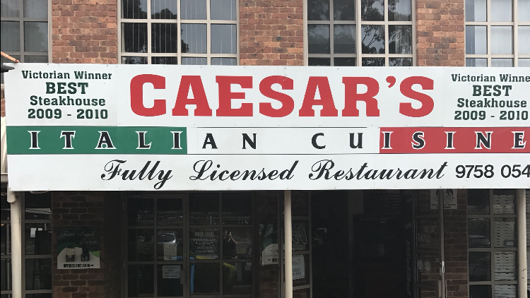 Caesars Italian Cuisine | restaurant | 1182 Burwood Hwy, Upper Ferntree Gully VIC 3156, Australia | 0397580544 OR +61 3 9758 0544