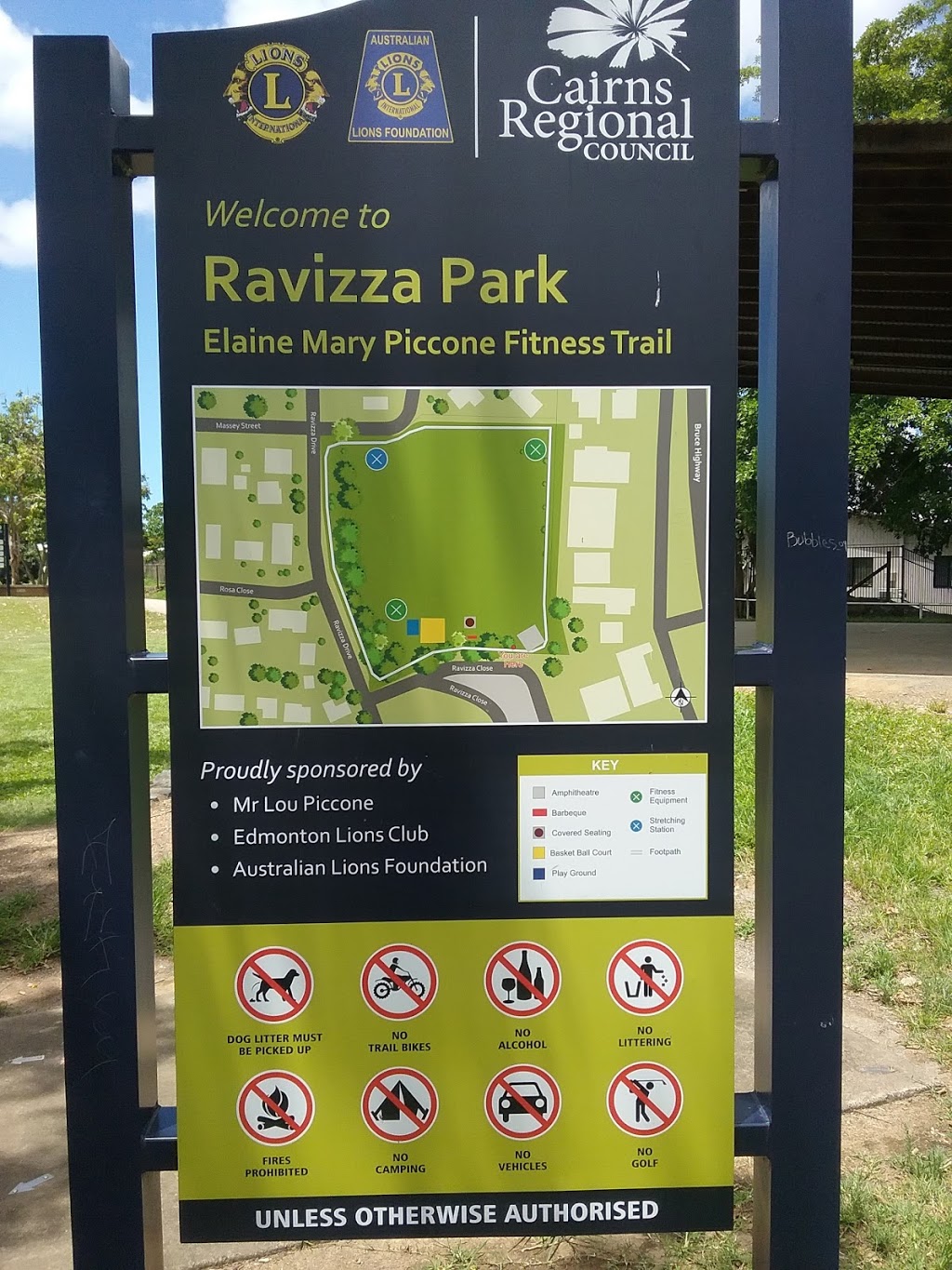 Ravizza Park | park | Ravizza Dr, Edmonton QLD 4869, Australia | 0740443044 OR +61 7 4044 3044