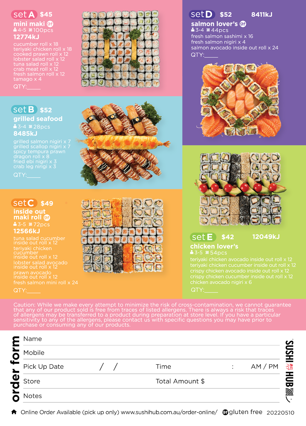 Sushi Hub Tuggerah | Shop 1010/50 Wyong Rd, Tuggerah NSW 2259, Australia | Phone: (02) 4351 0886
