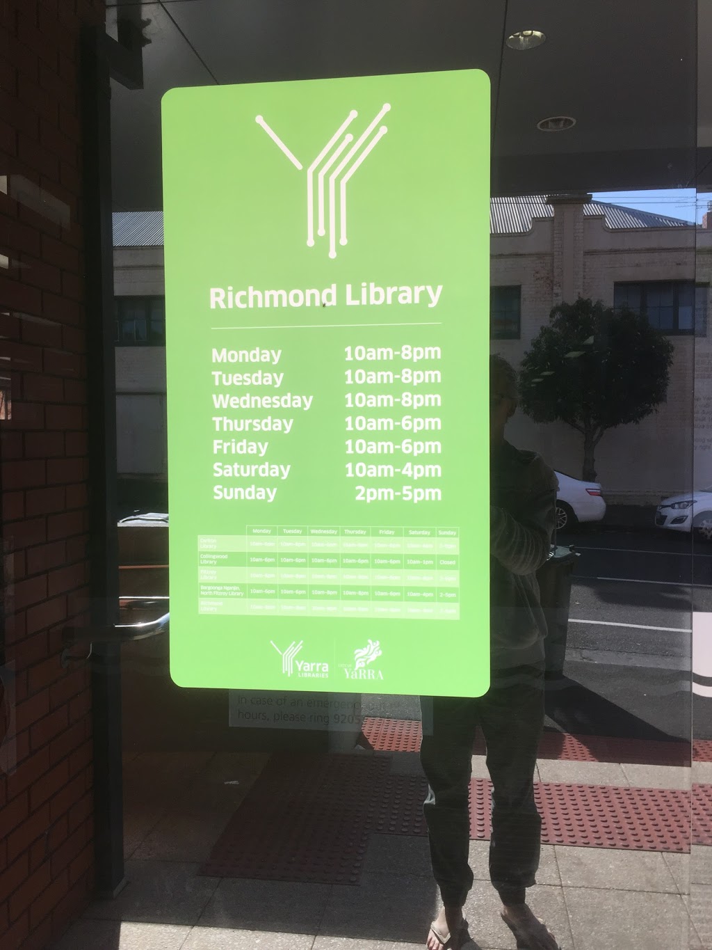 Richmond Library | library | 415 Church St, Richmond VIC 3121, Australia | 1300695427 OR +61 1300 695 427