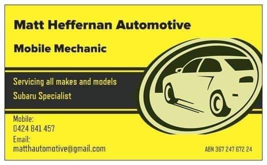 Matt Heffernan Automotive | 3/3 Manity Ct, Ngunnawal ACT 2913, Australia | Phone: 0424 841 457