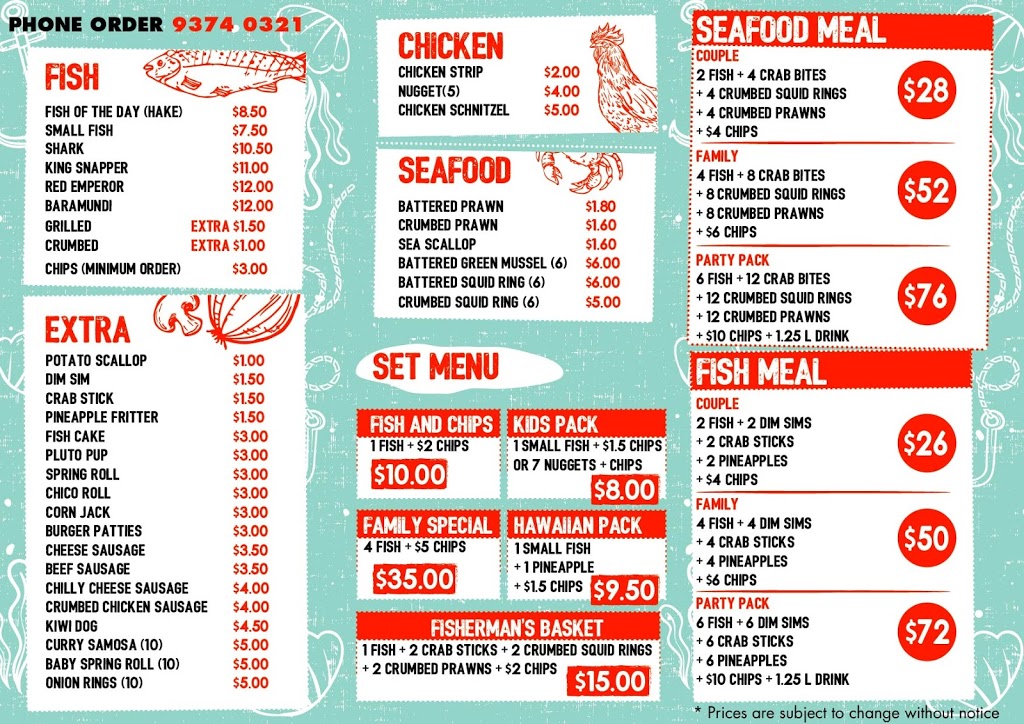 Caversham Fish & Chips | meal takeaway | 175 Suffolk St, Caversham WA 6055, Australia | 0893740321 OR +61 8 9374 0321