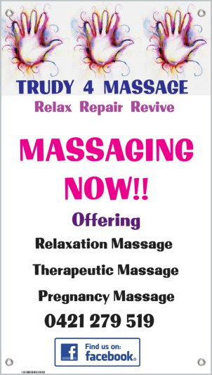 Trudy 4 Massage |  | 30 Skinner St, South Grafton NSW 2460, Australia | 0421279519 OR +61 421 279 519