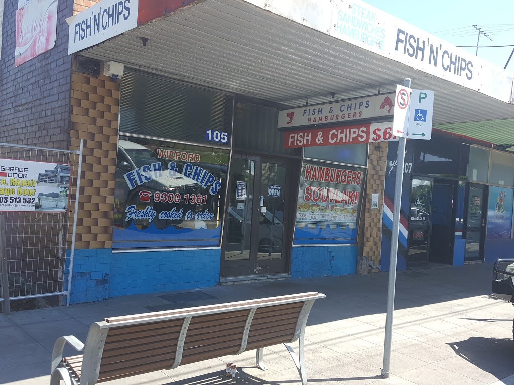 Widford Fish & Chips | restaurant | 105 Widford St, Glenroy VIC 3046, Australia | 0393001361 OR +61 3 9300 1361