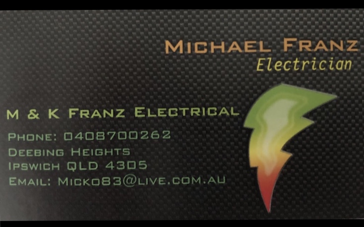 M & K Franz Electrical | electrician | 19 Glasswing St, Deebing Heights QLD 4306, Australia | 0408700262 OR +61 408 700 262