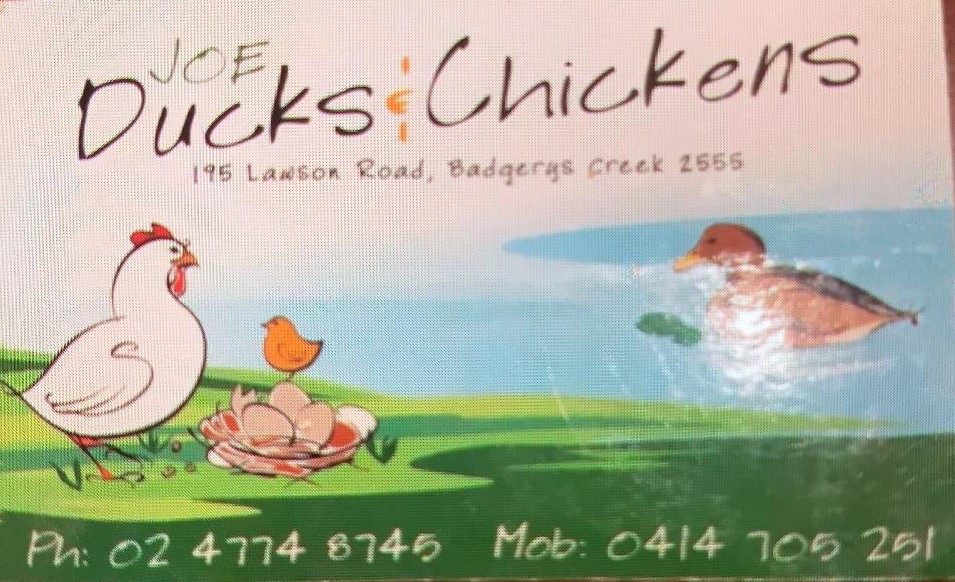 Joe Ducks & Chickens | food | 195 Lawson Rd, Badgerys Creek NSW 2555, Australia | 0414705251 OR +61 414 705 251