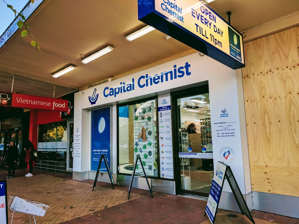 Capital Chemist OConnor | pharmacy | 9 Sargood St, OConnor ACT 2602, Australia | 0262487050 OR +61 2 6248 7050