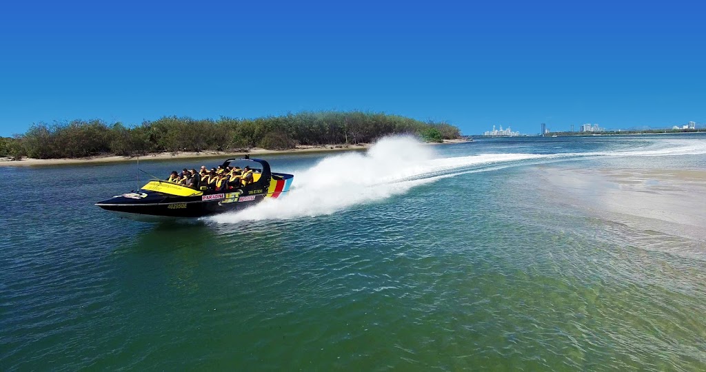 Paradise Jet Boating - Gold Coast Jet Boat Rides | Shop 7b, Mariners Cove Marina, 60 Seaworld Dr, Main Beach QLD 4217, Australia | Phone: (07) 5526 3089